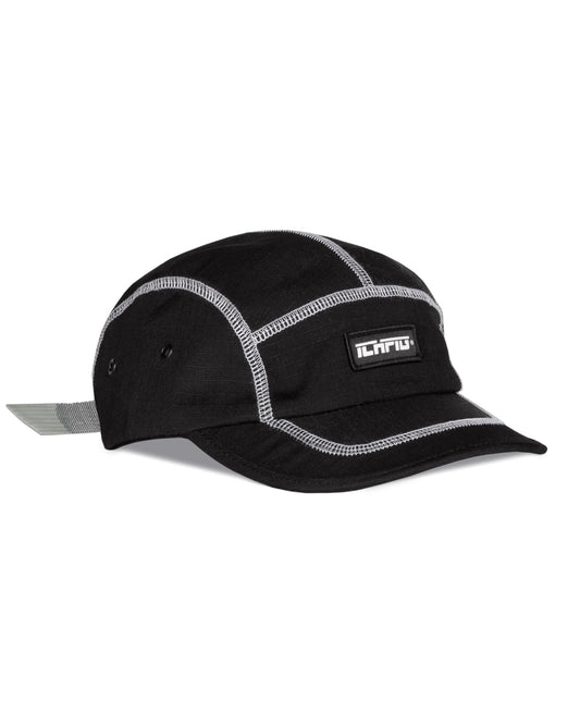 Ichpig Strike Interlock 5 Panel Cap Black