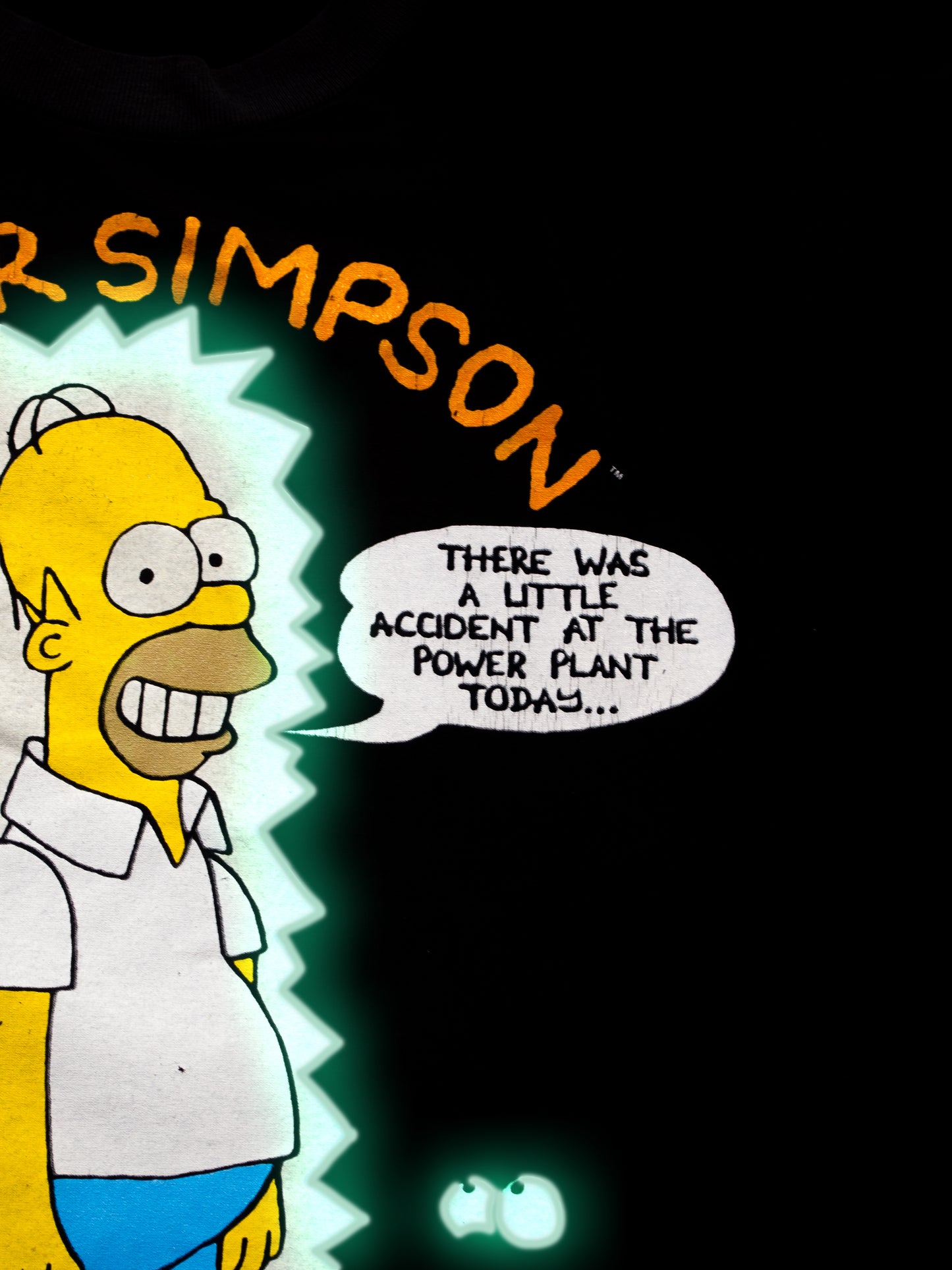 1990 Homer Simpson 'Power Plant' T-Shirt XL