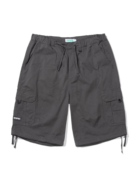 Ichpig Para Cargo Shorts Washed Grey