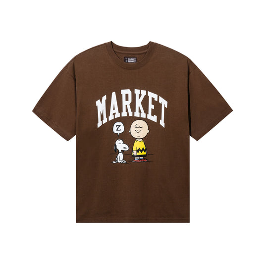 Market x Peanuts Arc T-Shirt Brown