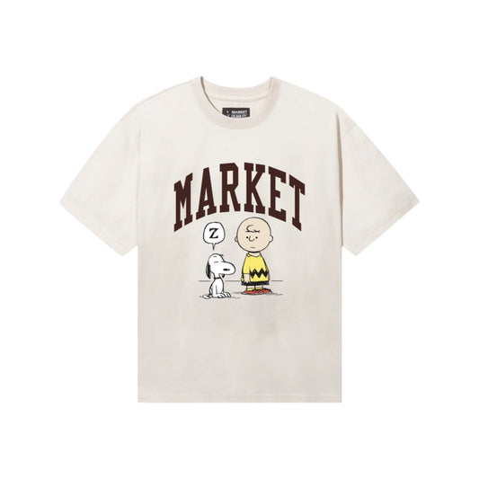 Market x Peanuts Arc T-Shirt Ecru