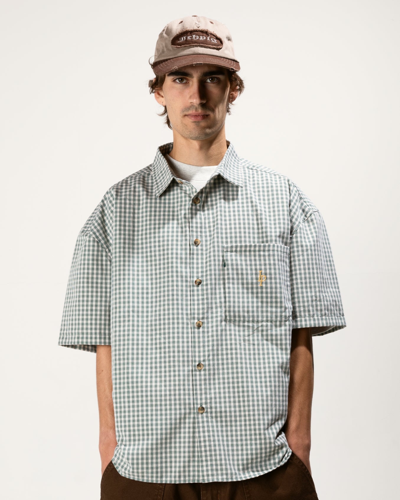 Ichpig Heritage Plaid Shirt Forest/Cream