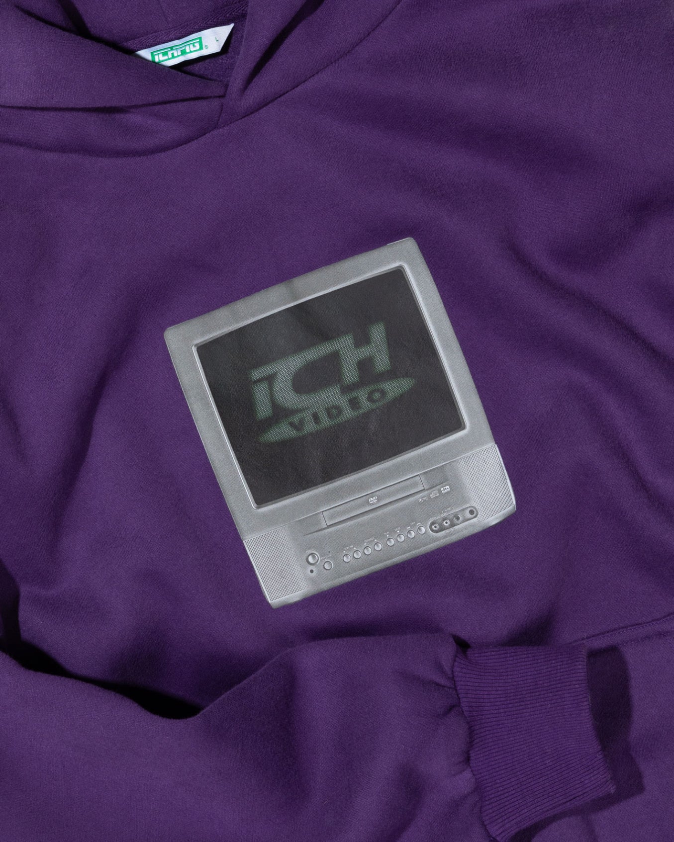 Ichpig DVD Cordless Hoodie Deep Purple