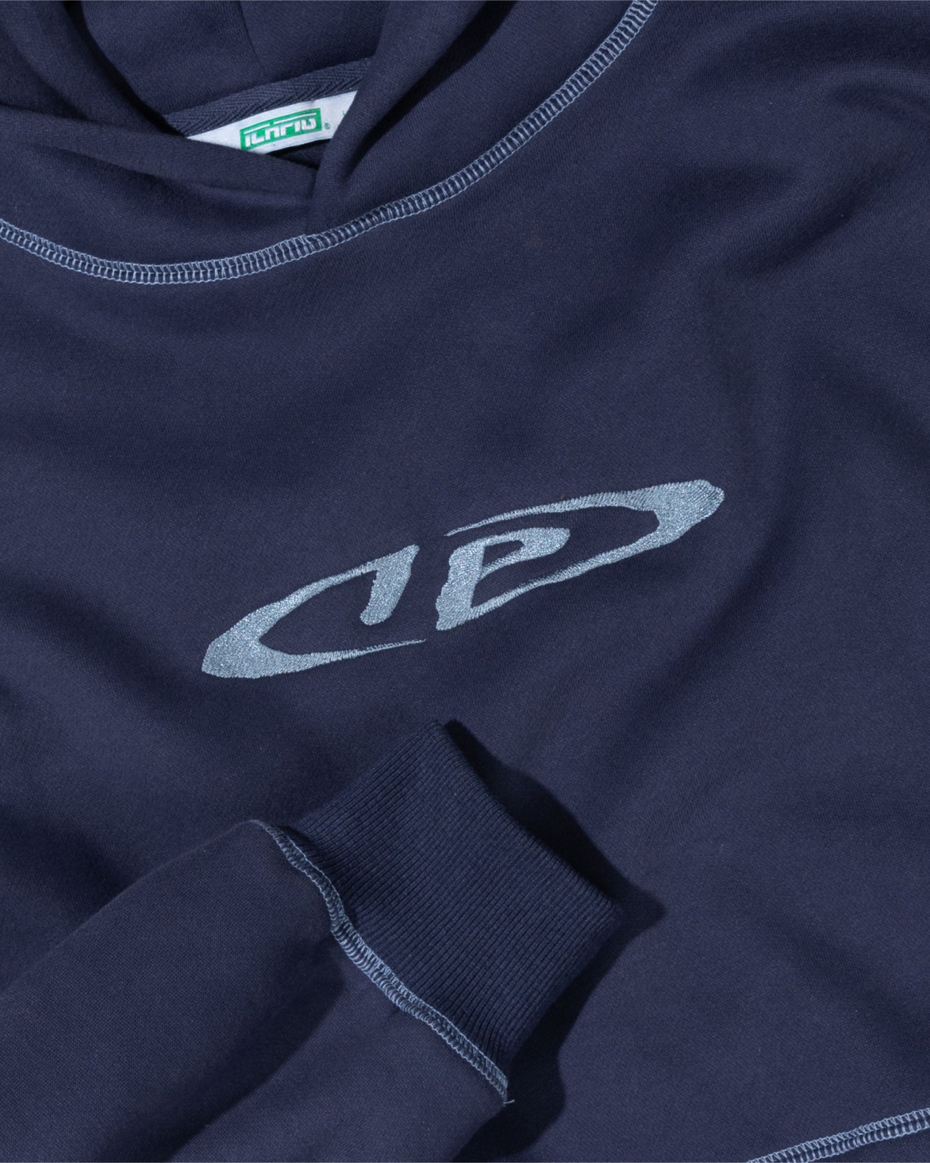 Ichpig Optic Cordless Hoodie Navy Blue