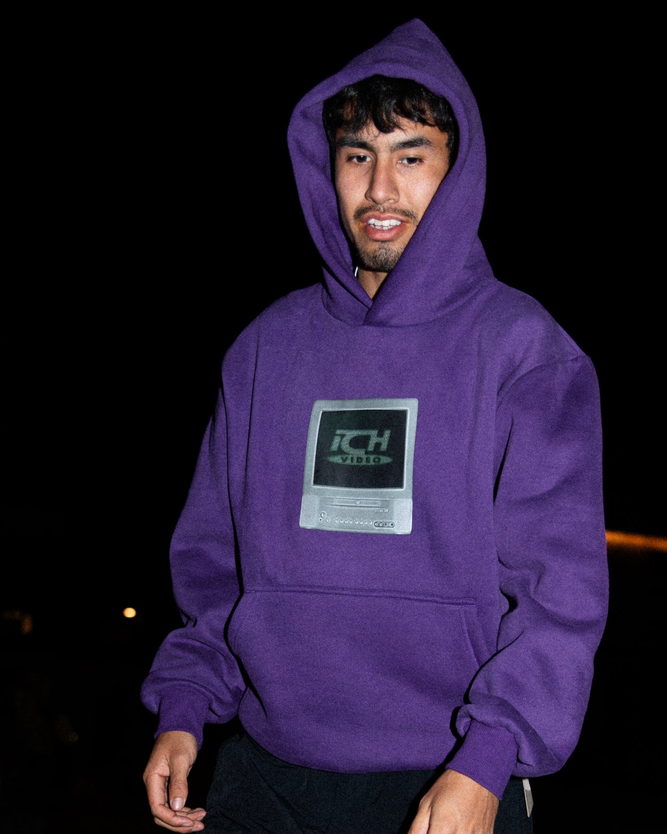 Ichpig DVD Cordless Hoodie Deep Purple