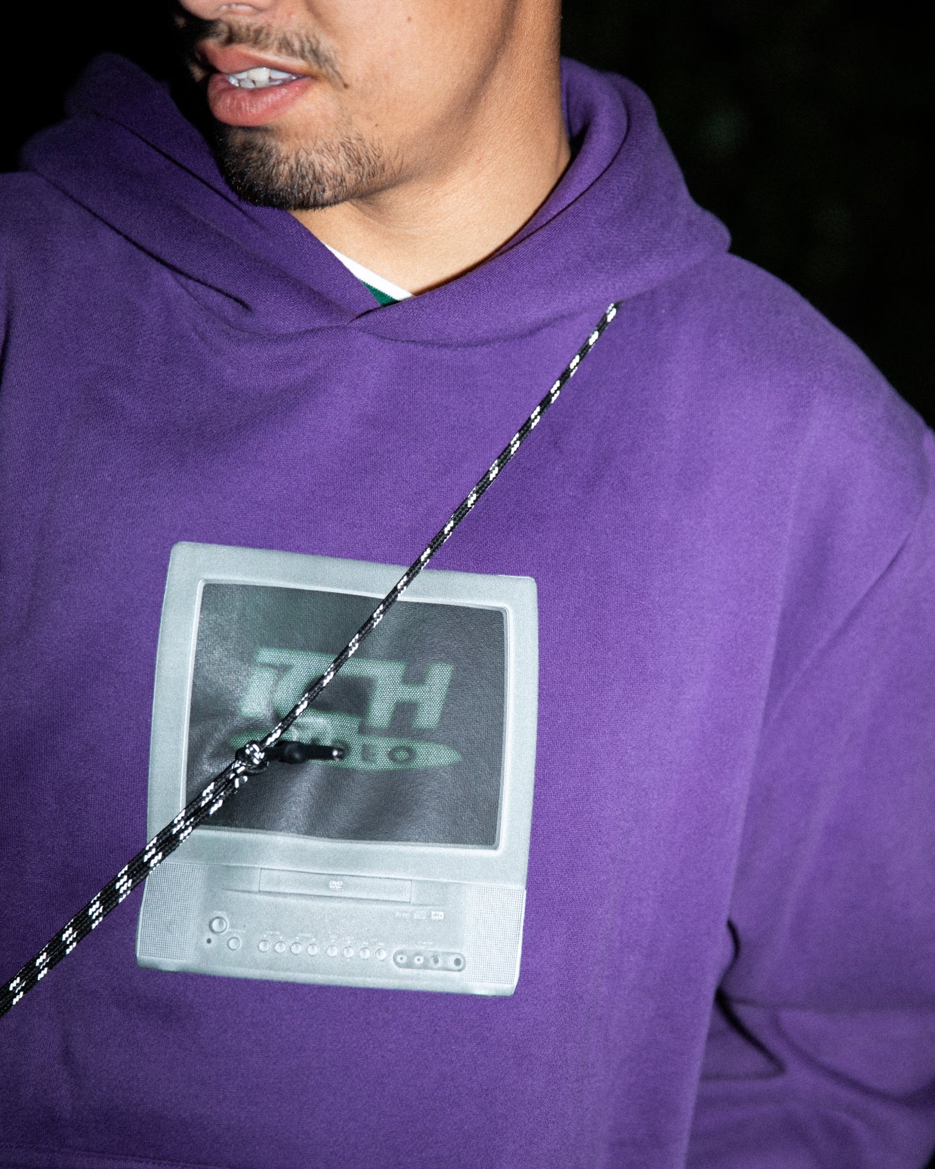 Ichpig DVD Cordless Hoodie Deep Purple