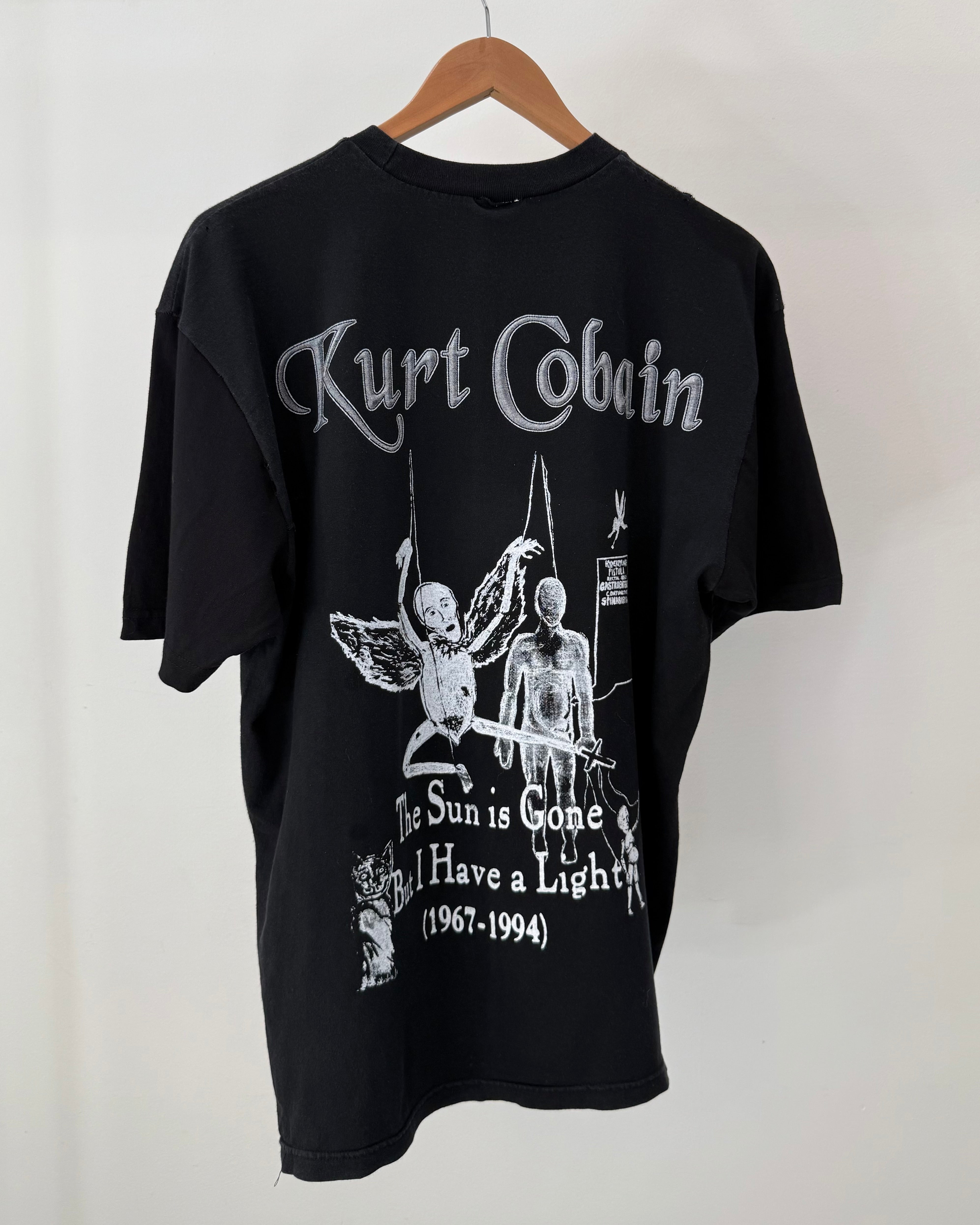 Y2K Kurt Cobain Memorial Bootleg T-Shirt Large – Cold Wave Store