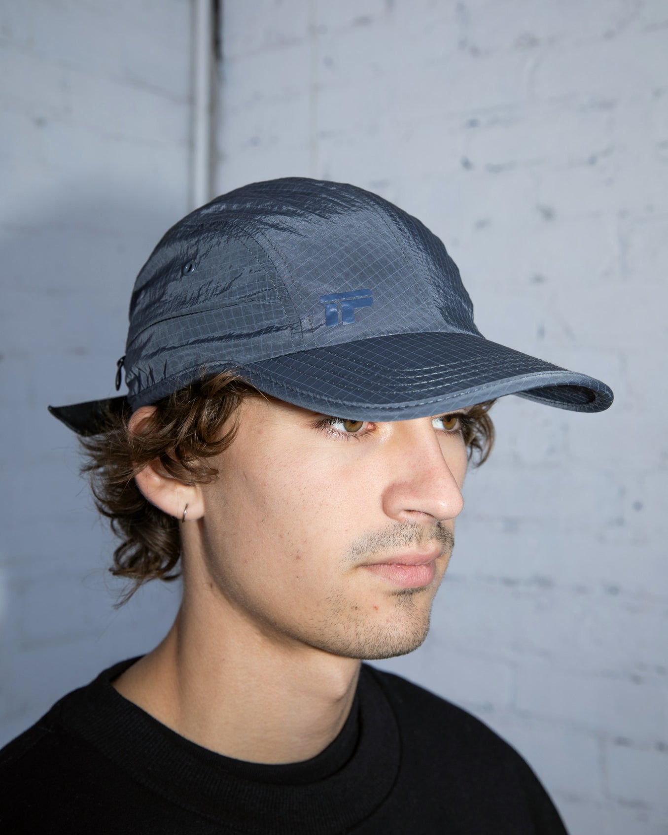 Ichpig Ripstop Stash 4 Panel Cap Steel