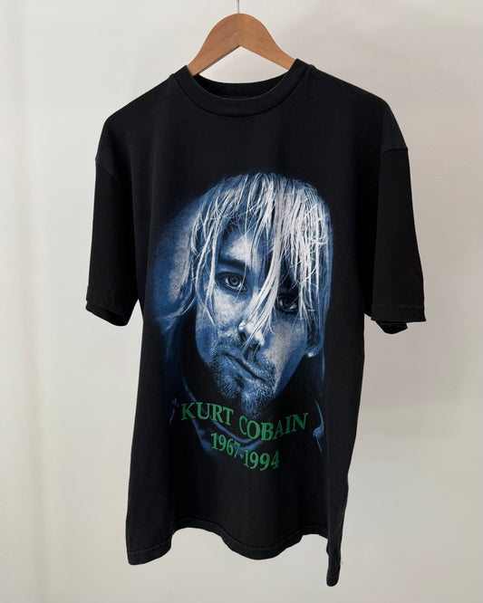Y2K Kurt Cobain Memorial Bootleg T-Shirt Large
