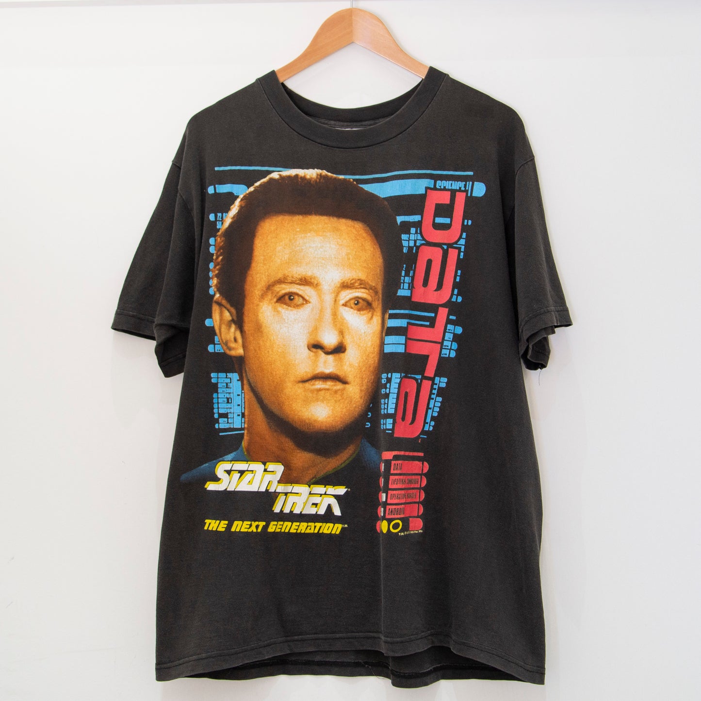 1995 Star Trek 'Data' T-Shirt L-XL