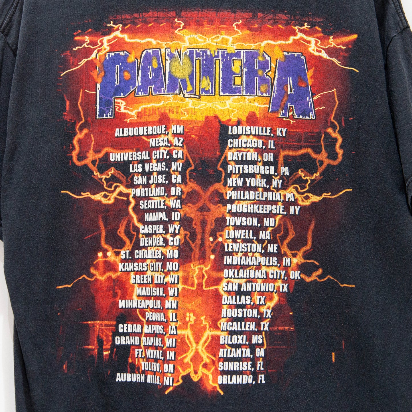 Vintage 2000 Pantera Reinventing the Steel Tour T-Shirt XL