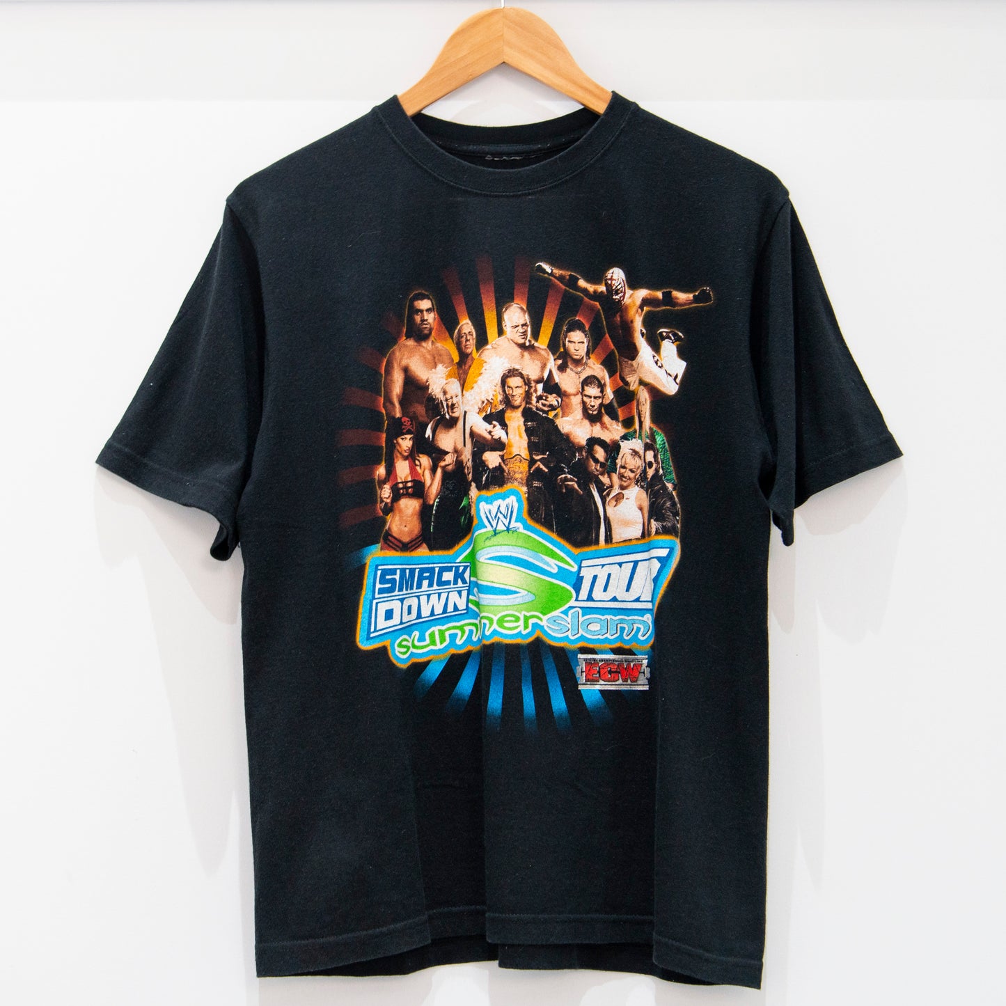 2007 SmackDown Summer Slam Tour T-Shirt Medium