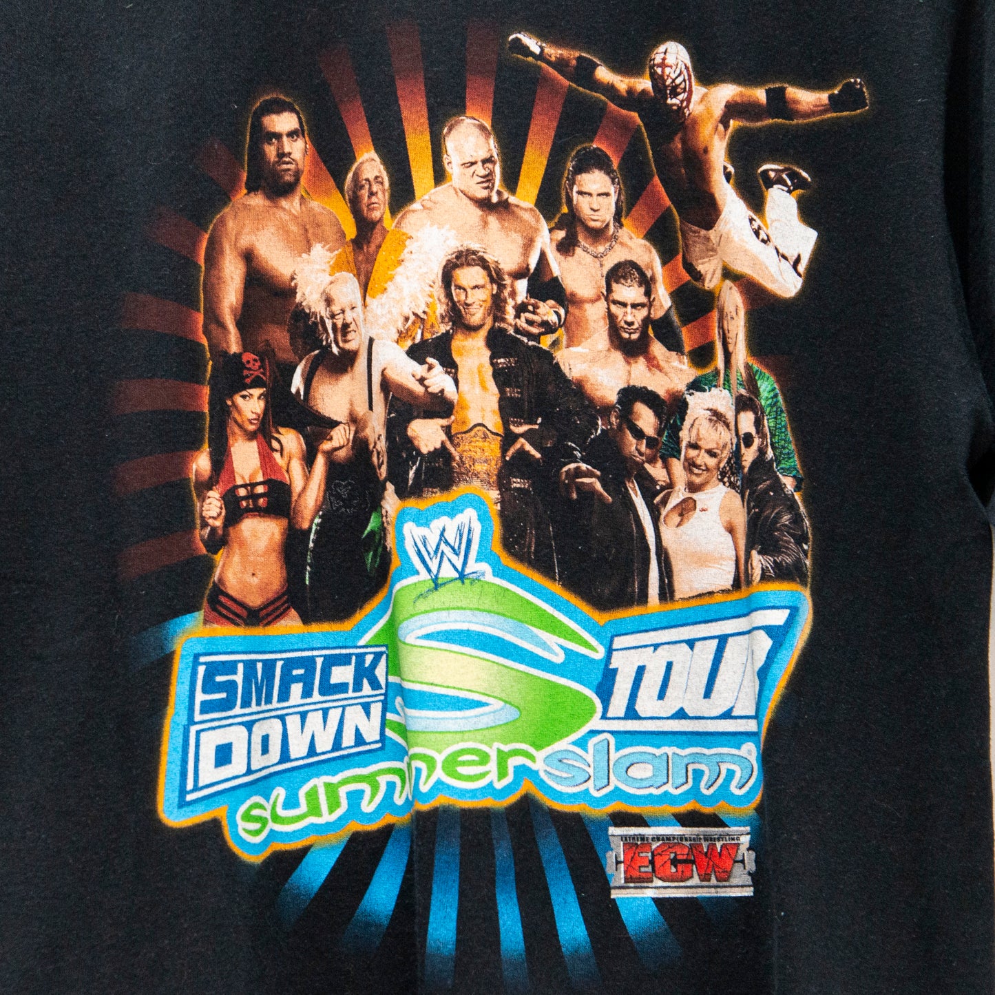 2007 SmackDown Summer Slam Tour T-Shirt Medium