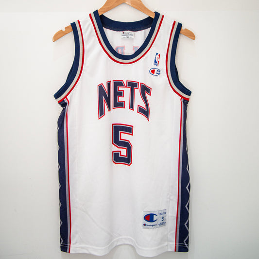 Vintage Jason Kidd Nets #5 Champion Jersey Small