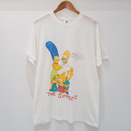 1990 The Simpsons 'Family Portait' T-Shirt Large