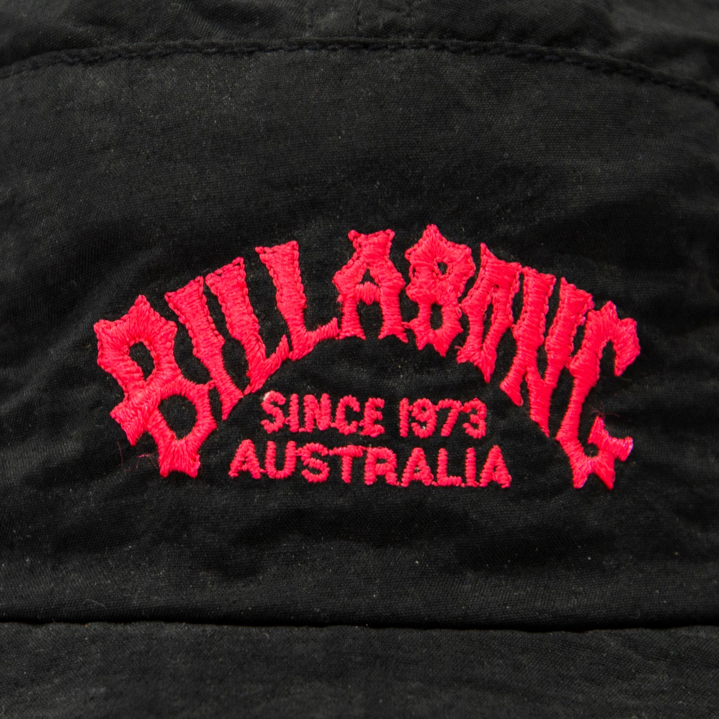 80's Billabong Hat Black Pink