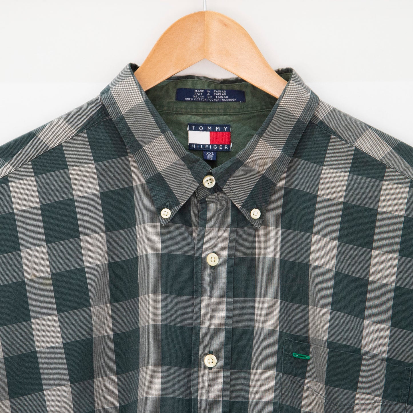 Vintage Tommy Hilfiger L/S Button Up Shirt 2XL