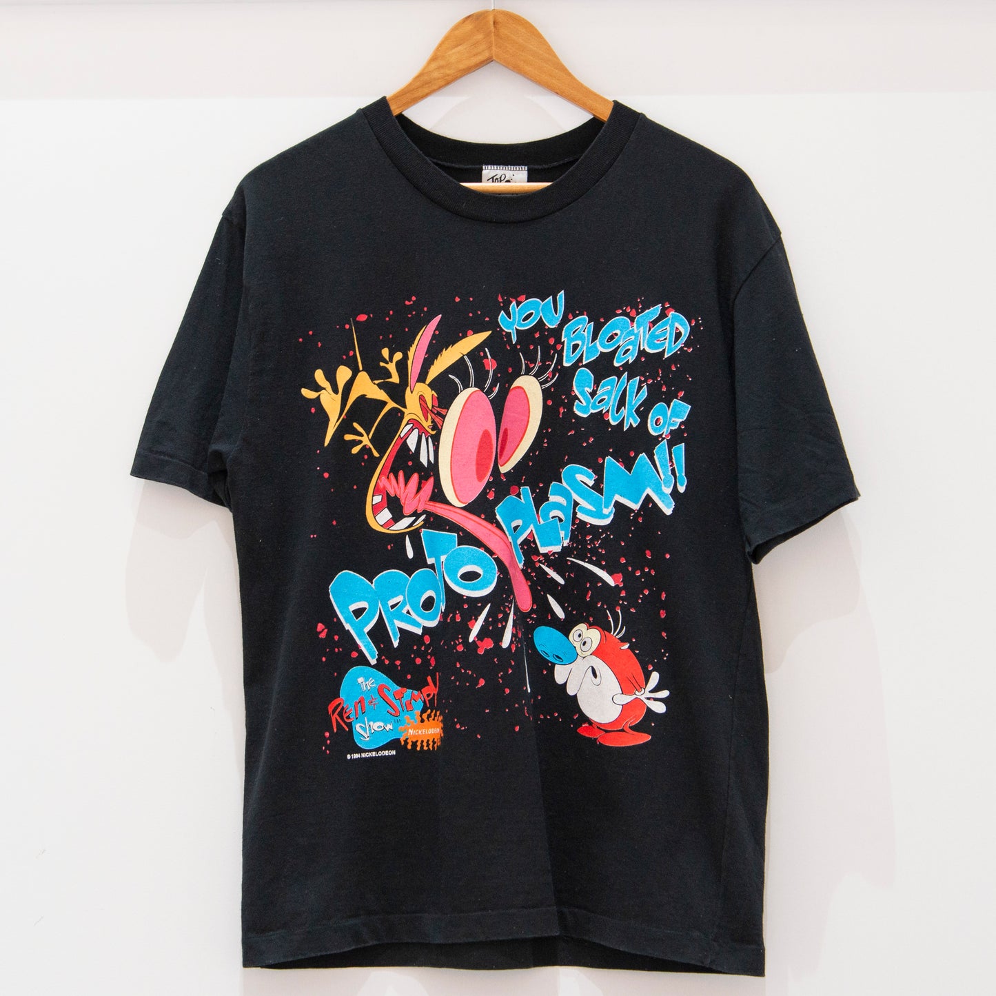 1994 Ren & Stimpy Show T-Shirt Medium