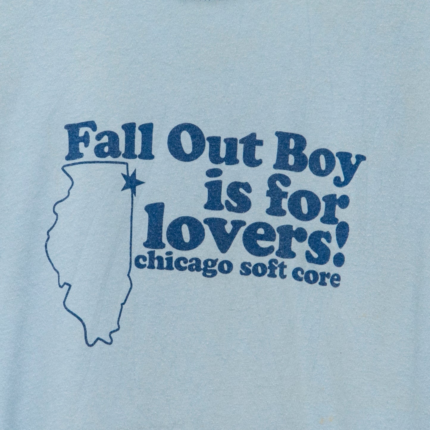 2000's Fall Out Boy 'Chicago Soft Core' T-Shirt Large