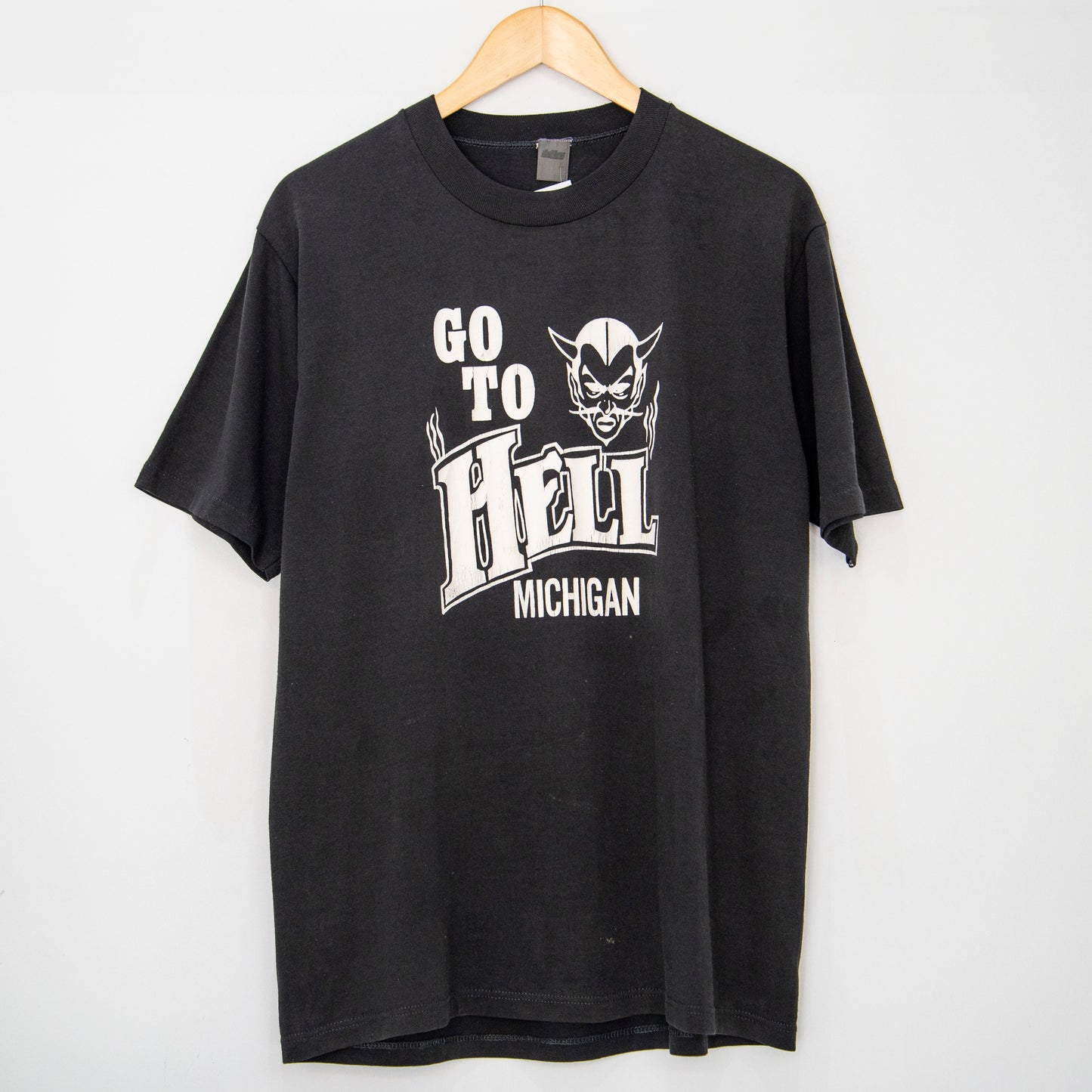 80's Go To Hell Michigan T-Shirt Large