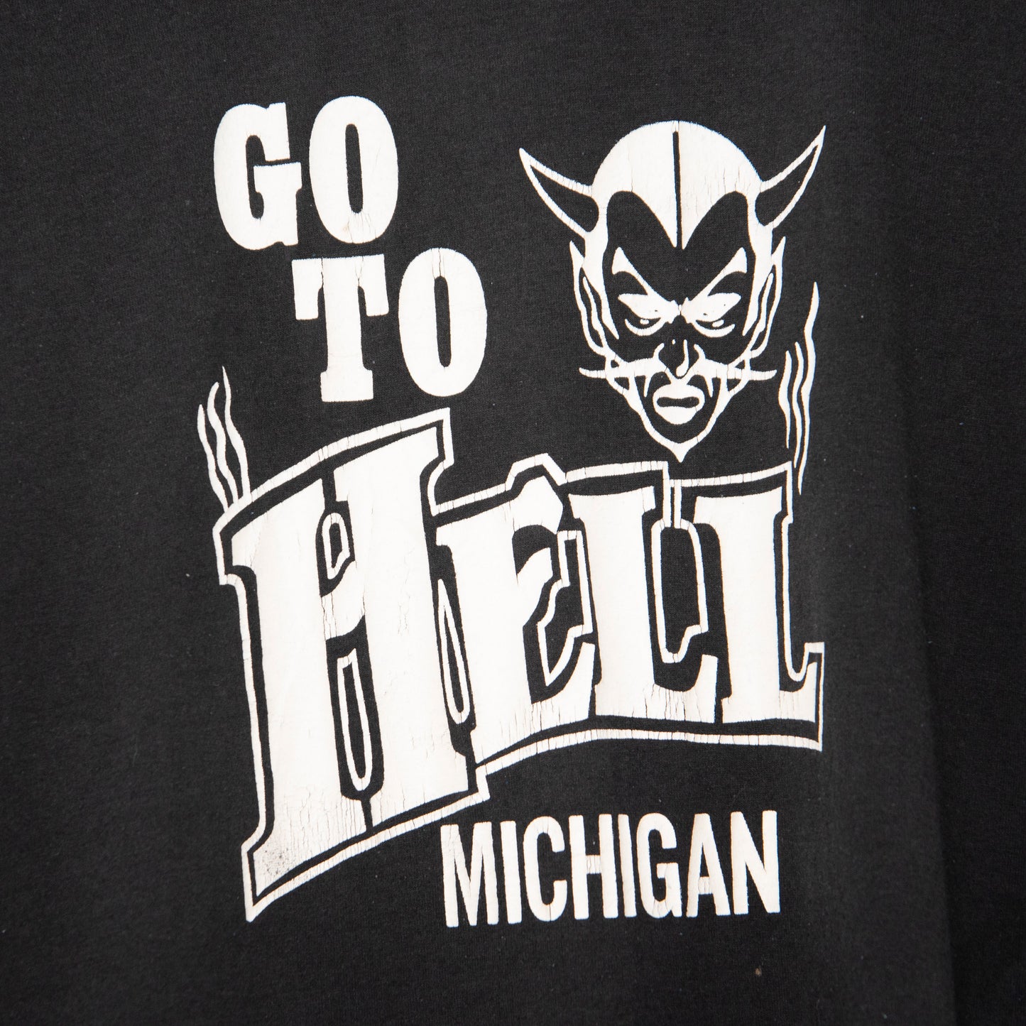 80's Go To Hell Michigan T-Shirt Large