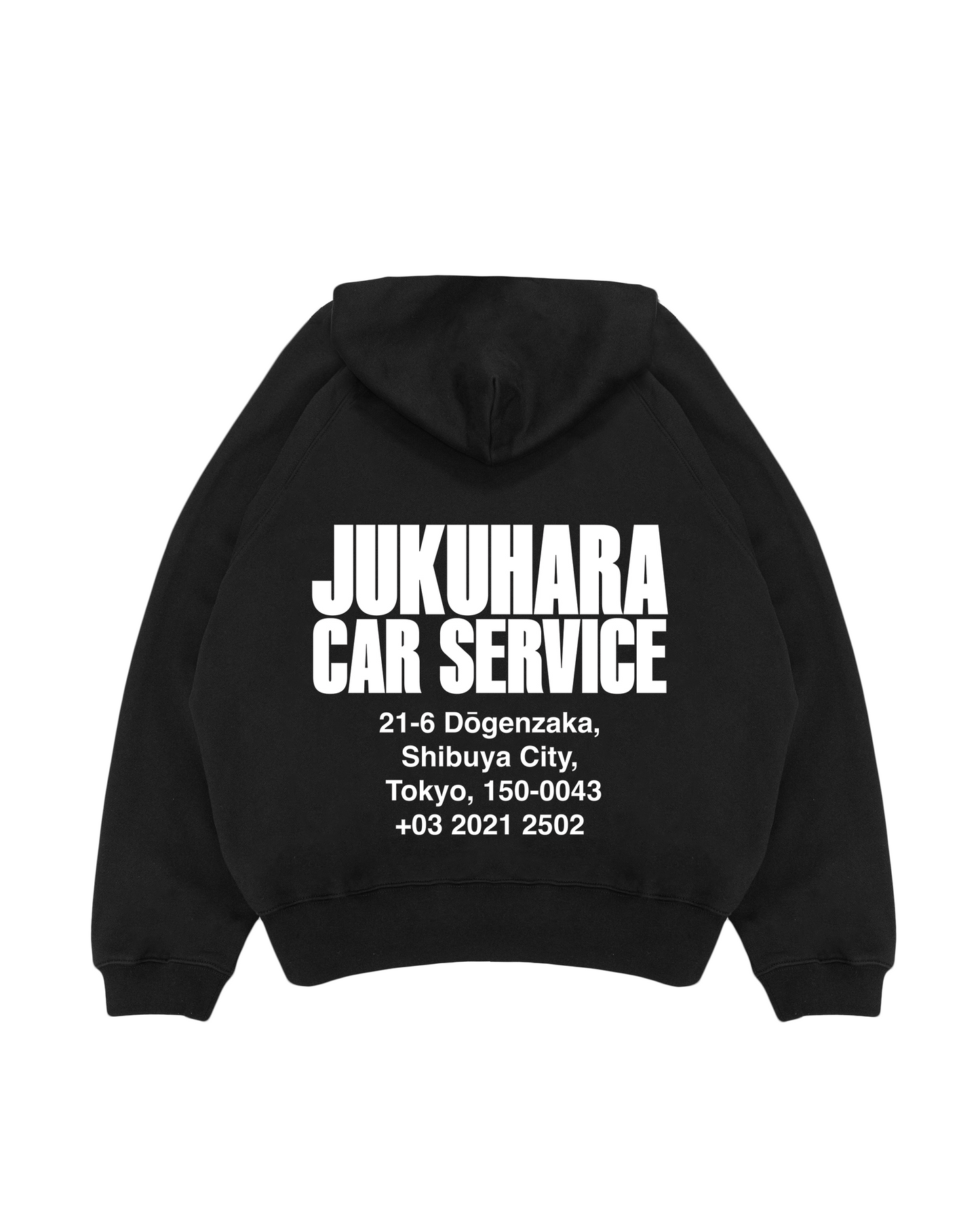 Jukuhara Car Service Hoodie Black