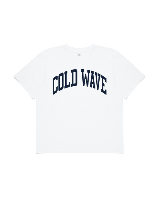 Cold Wave Varsity T-Shirt White