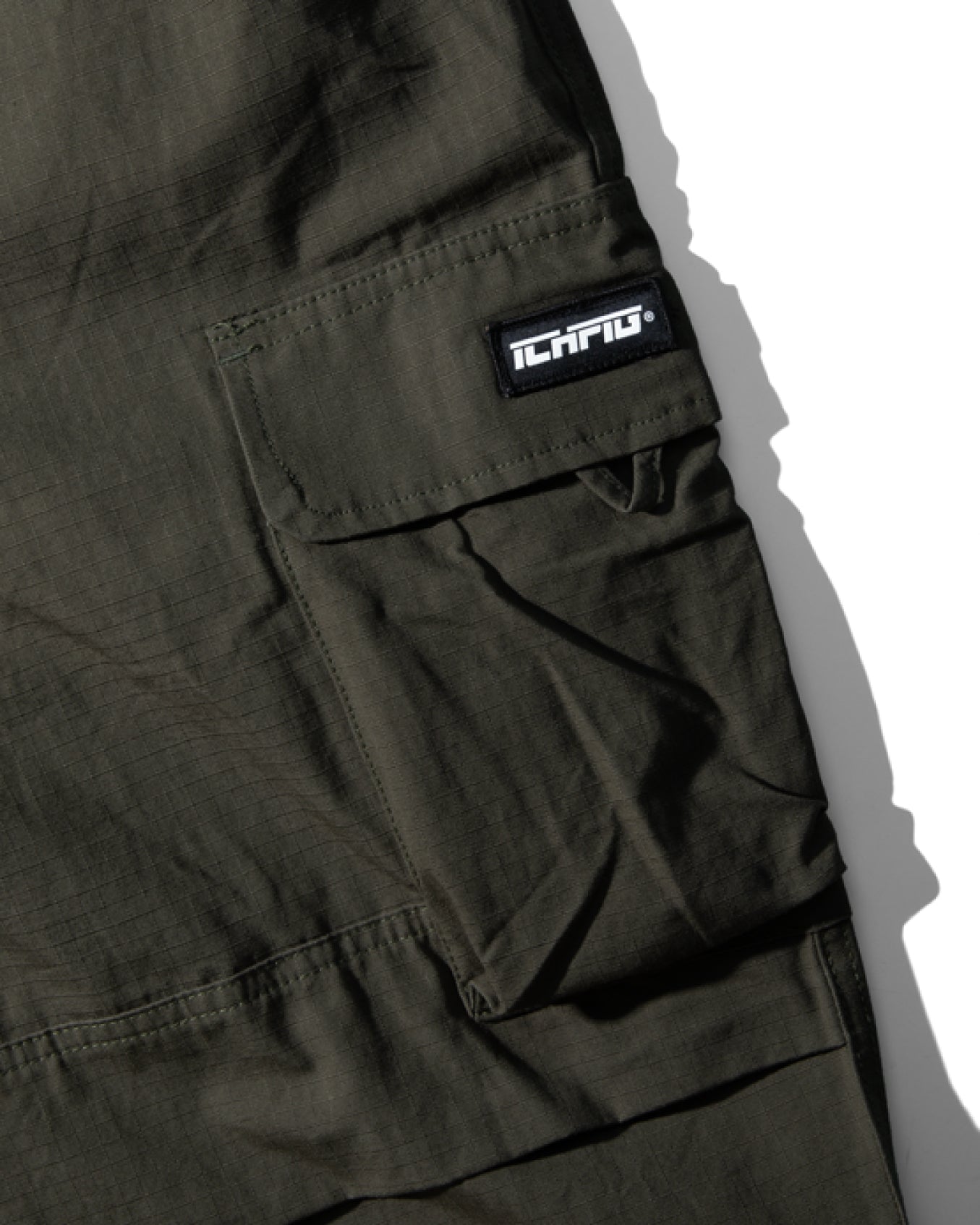 Ichpig Ripstop Cargo Pants Dark Olive