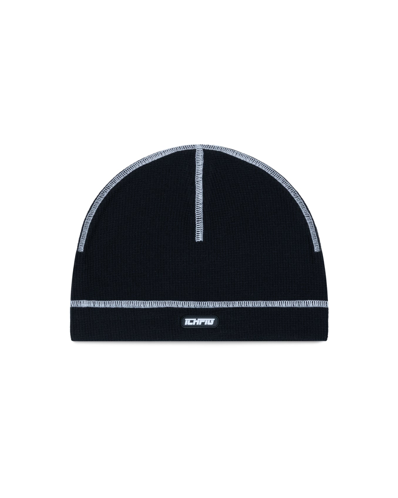 Ichpig Waffle Thermal Beanie Black