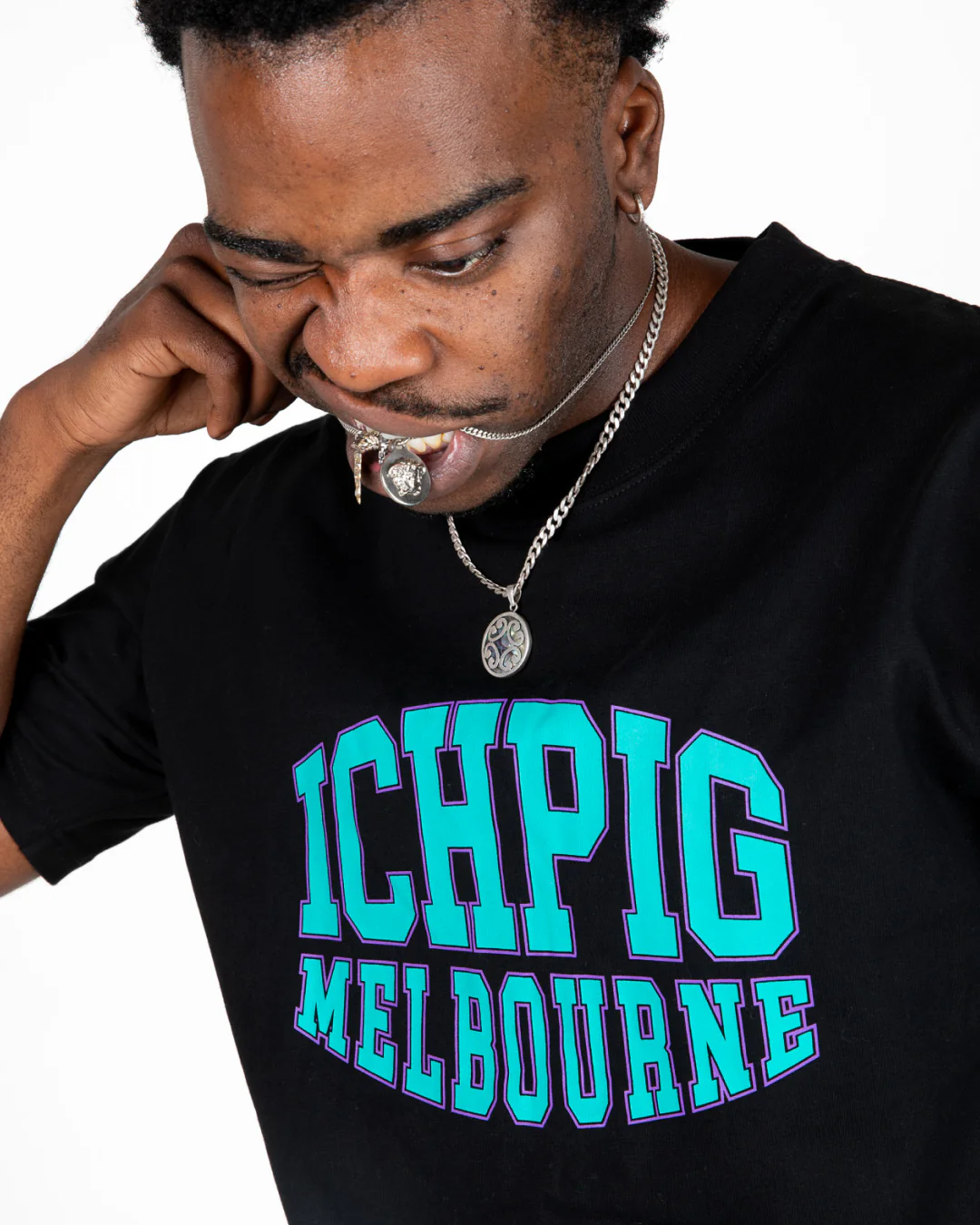 Ichpig Stadium Melb Tee Black