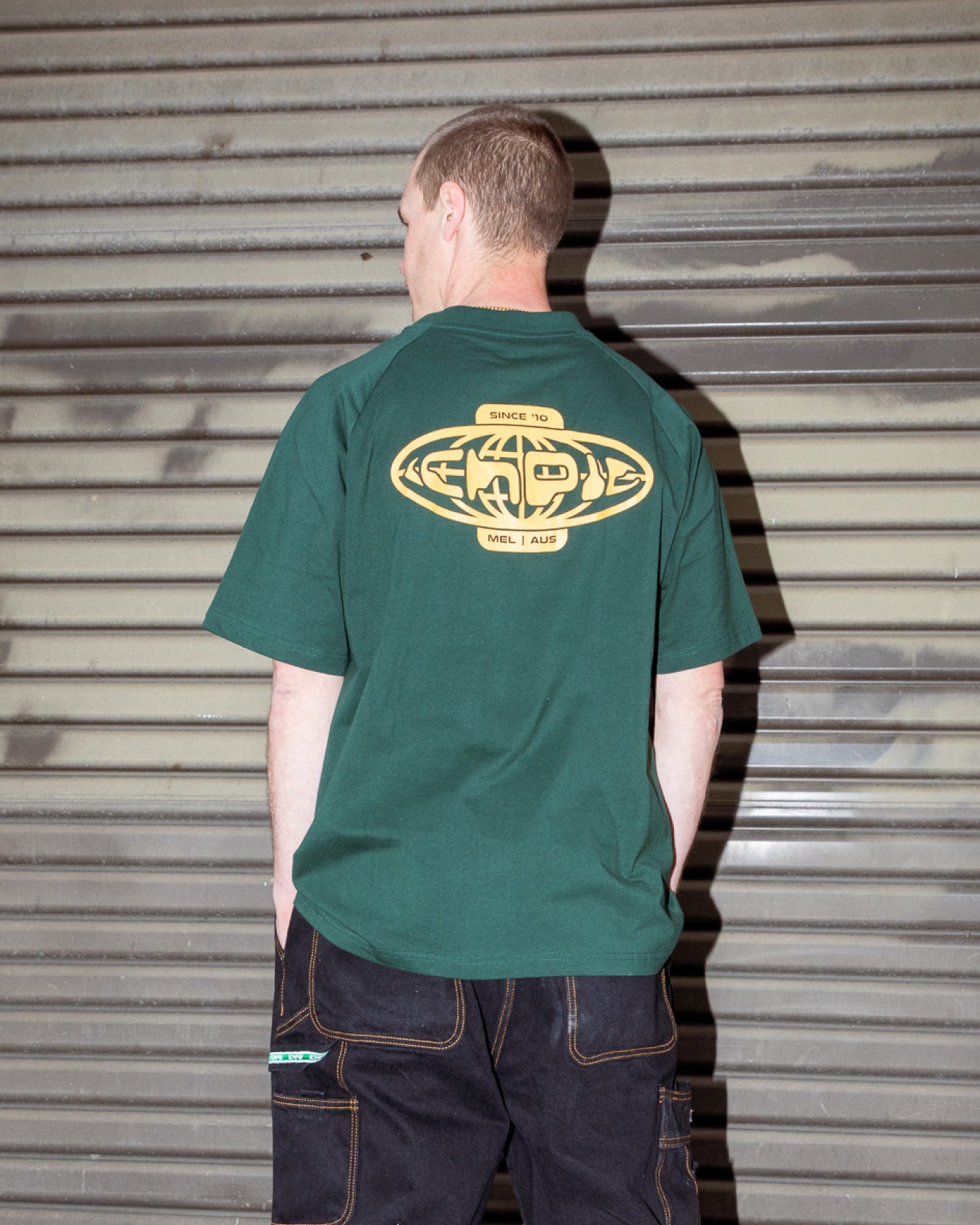 Ichpig Atlas Raglan Tee Forest Green