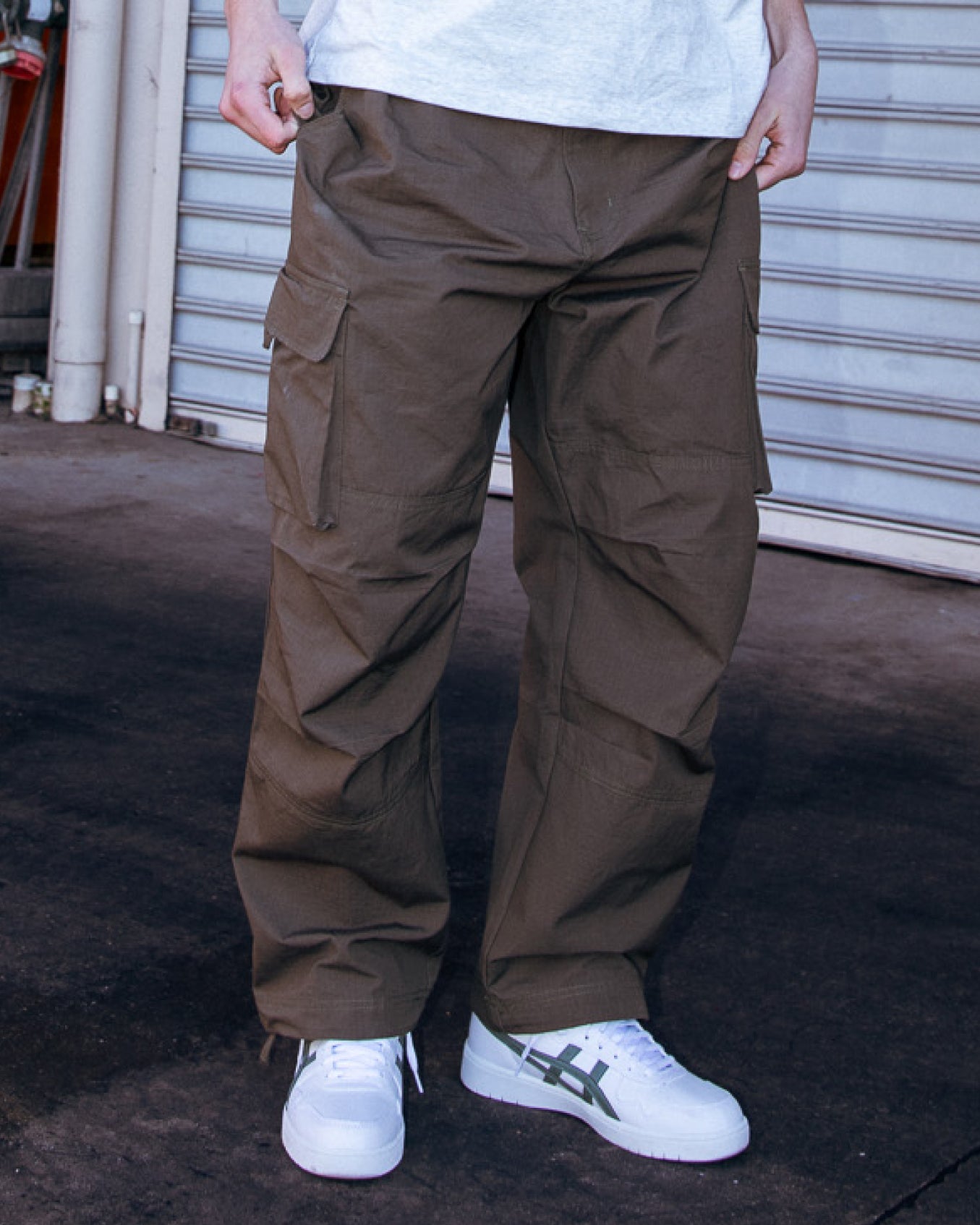 Ichpig Ripstop Cargo Pants Dark Olive