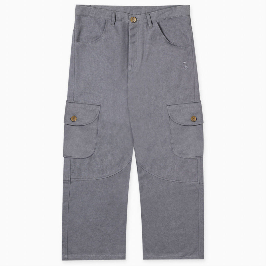 The Snake Hole Liquid Twill Cargo Pants Cement