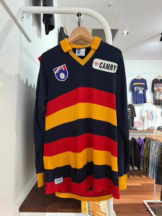 90's Adelaide Crows Long Sleeve Jersey Large