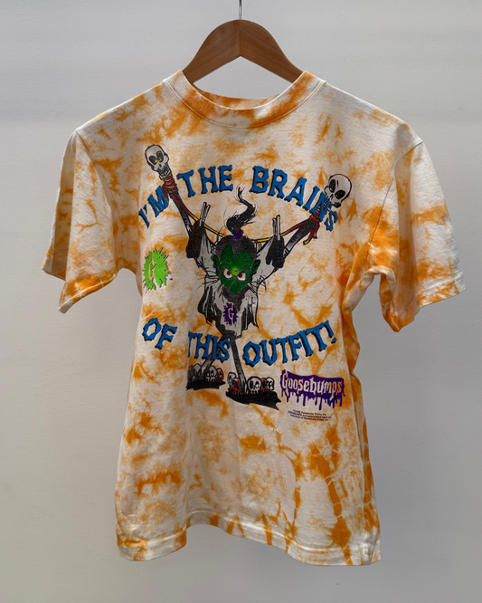 1996 Goosebumps Tie Dye T-Shirt (XS / Youth XL)