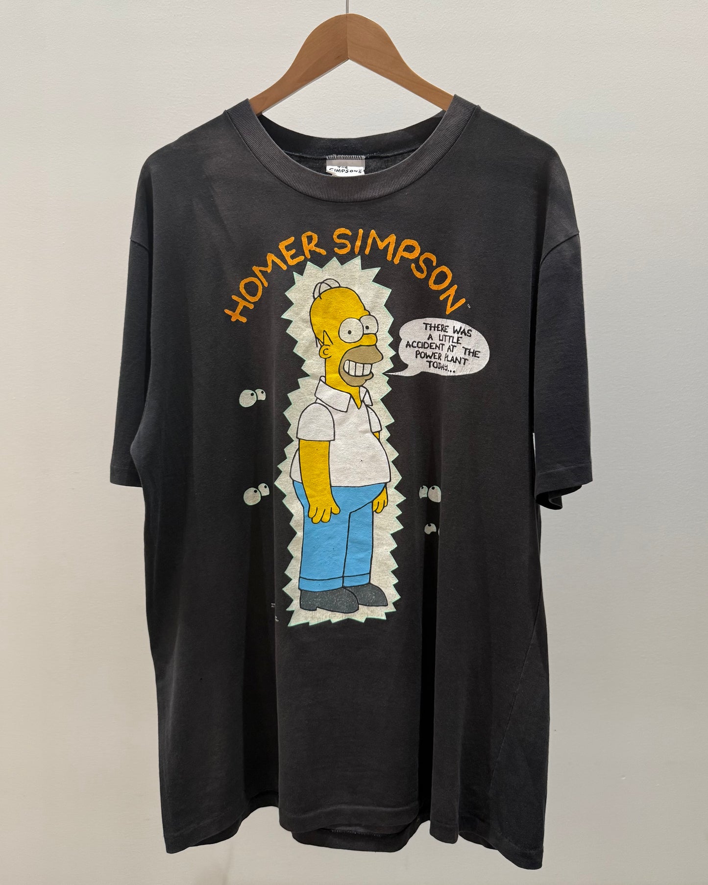 1990 Homer Simpson 'Power Plant' T-Shirt XL
