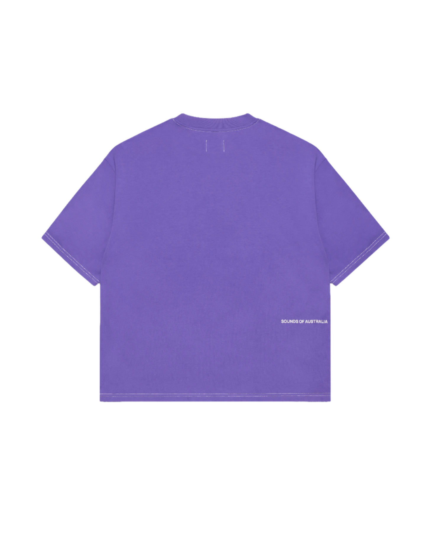 Listen Sounds Of Australia Tee Purple