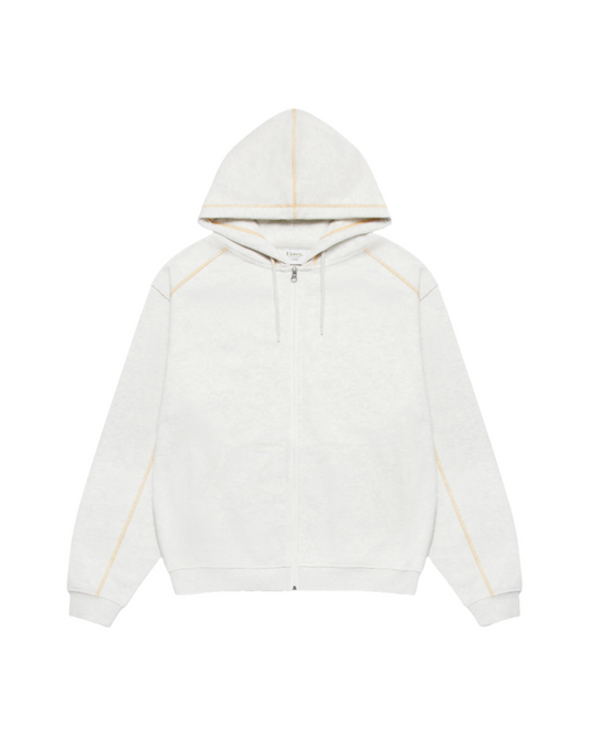 Listen Daylight Zip Up Hood Grey