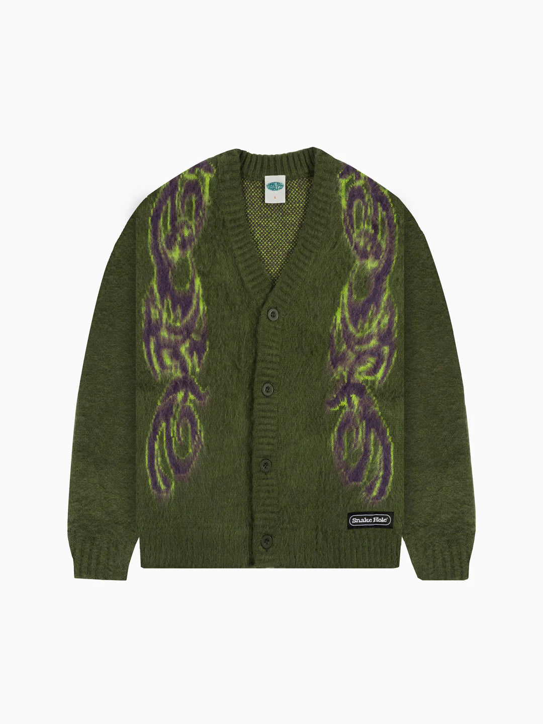 The Snake Hole Tribal Mohair Cardigan