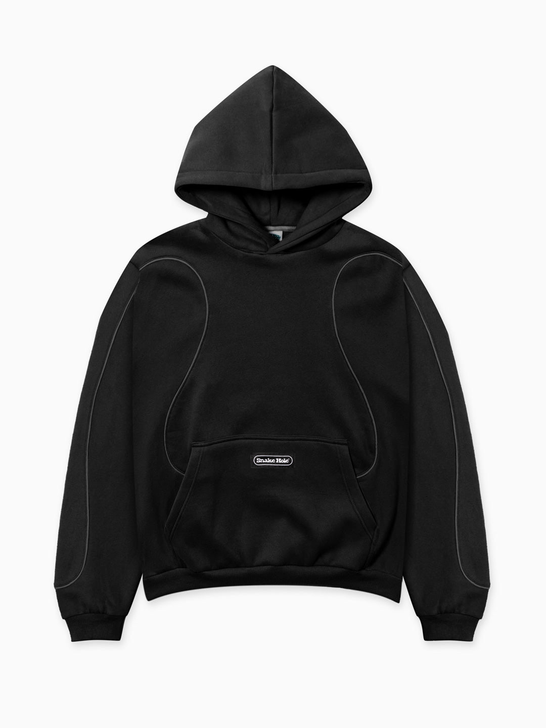 The Snake Hole Odyssey Hood Fleece Black