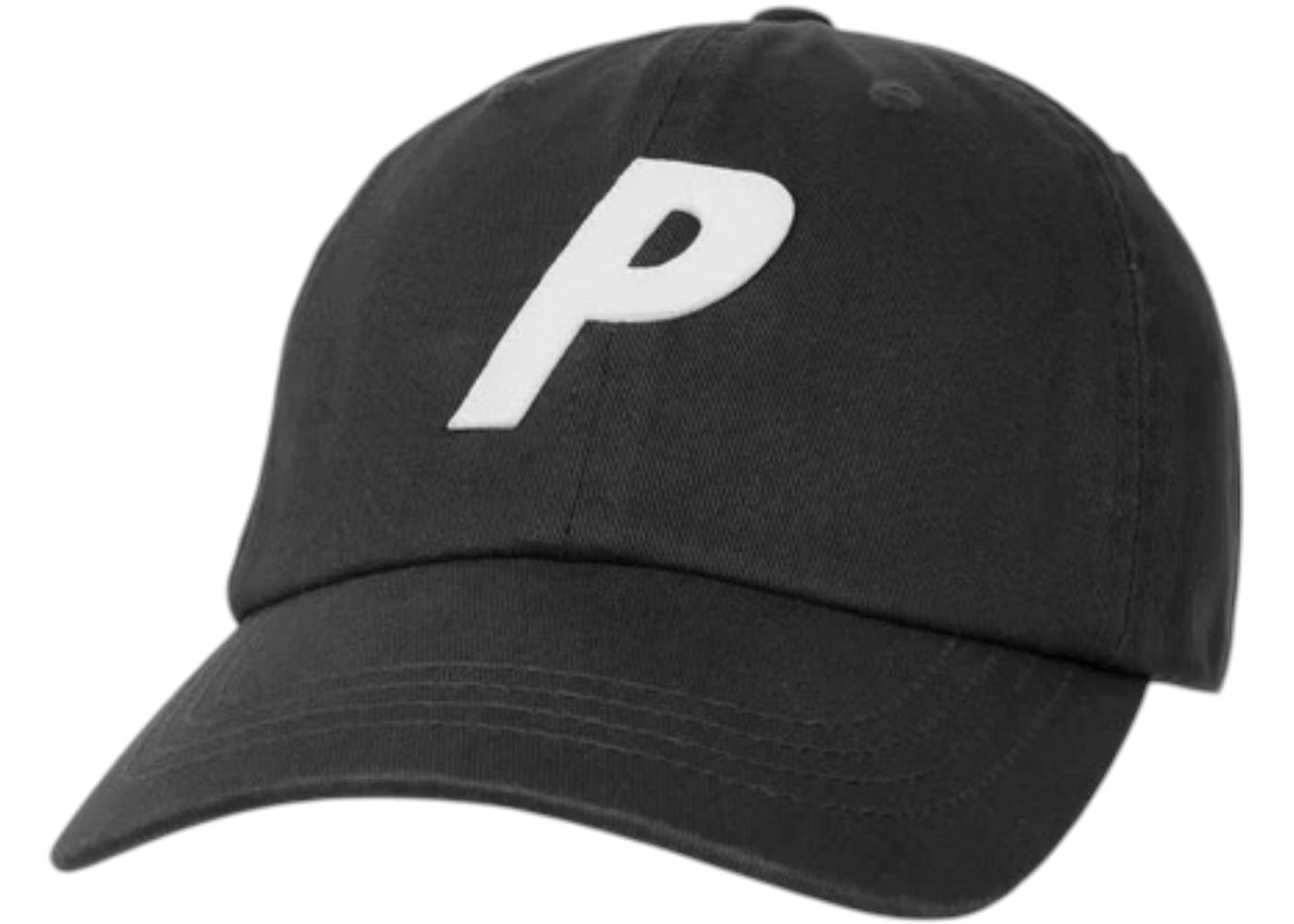 Palace P 6-Panel Cap SS25 Black