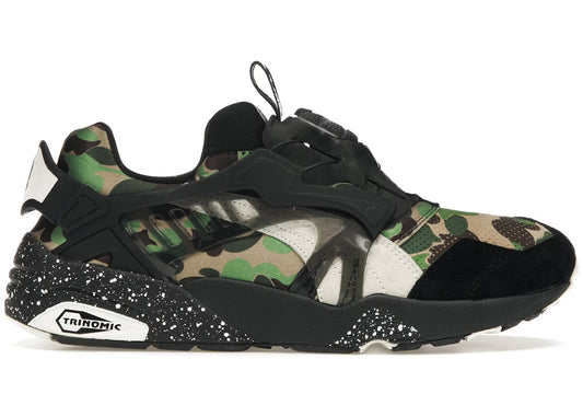 Puma Disc Blaze Bape Camo Green US10