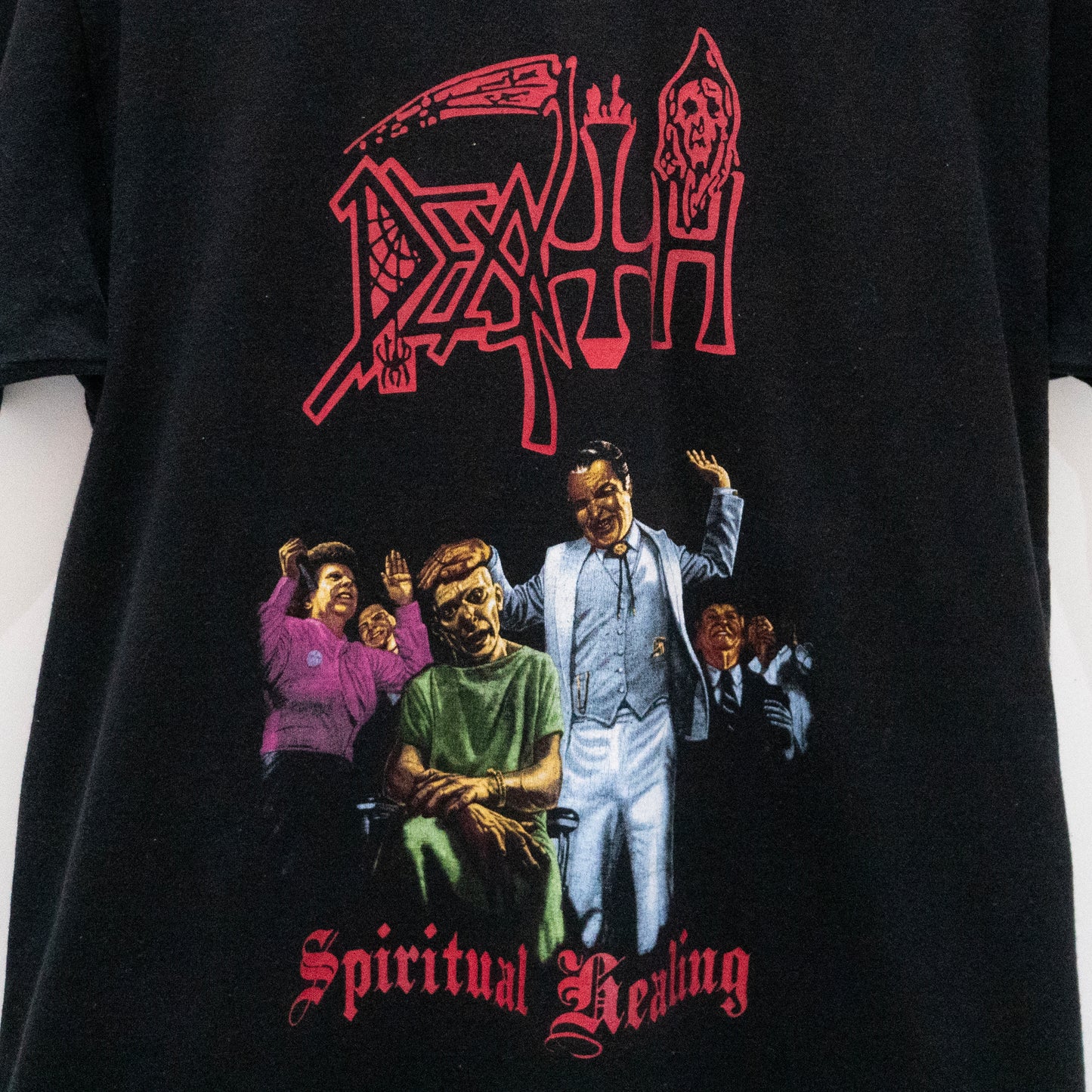 Vintage 2000's Death 'Spiritual Healing' T-Shirt Large