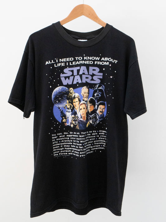 1996 Star Wars 'Life..' T-Shirt Large