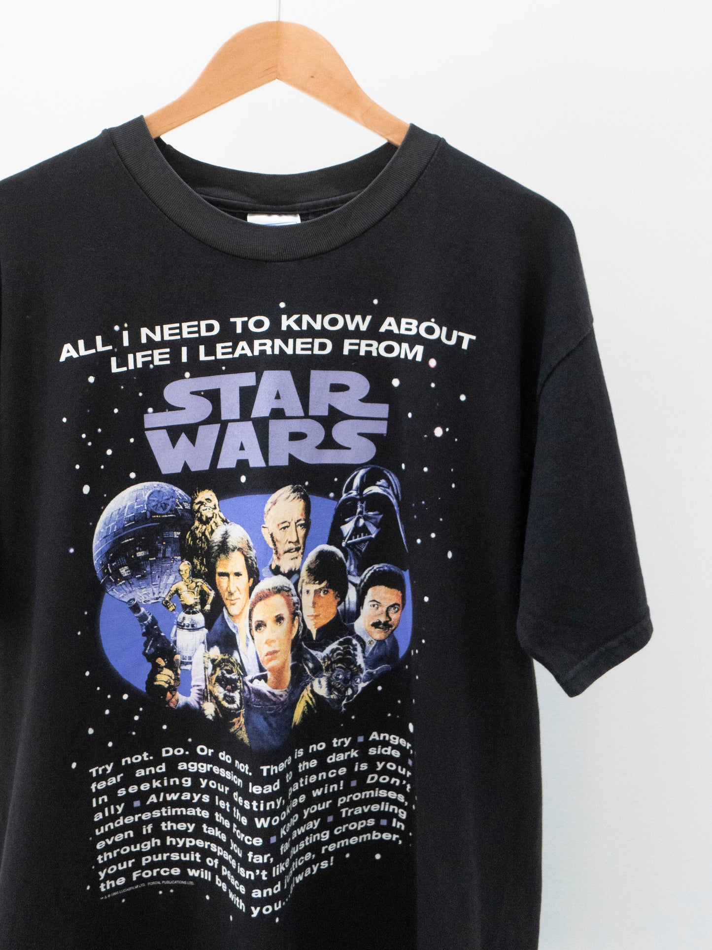 1996 Star Wars 'Life..' T-Shirt Large