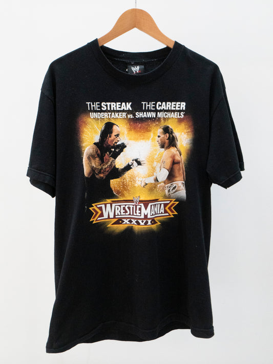 2010 WrestleMania XXVI 'HBK Vs Undertaker' T-Shirt Large