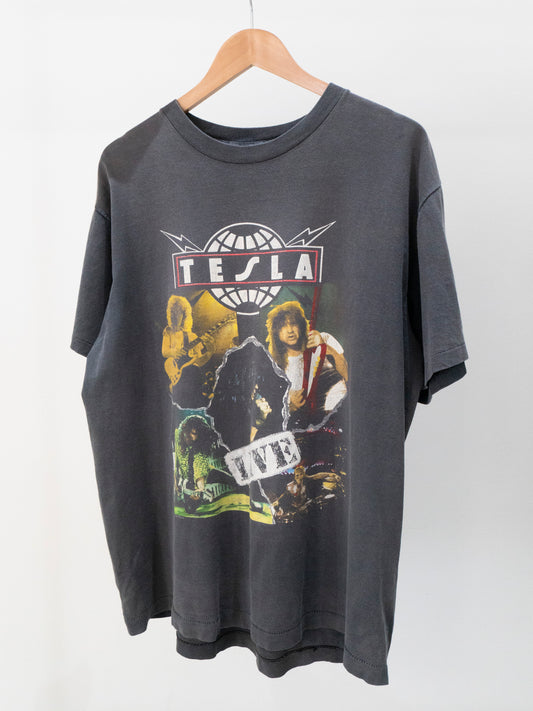 1992 Tesla 'Psychotic Supper Tour' T-Shirt XL