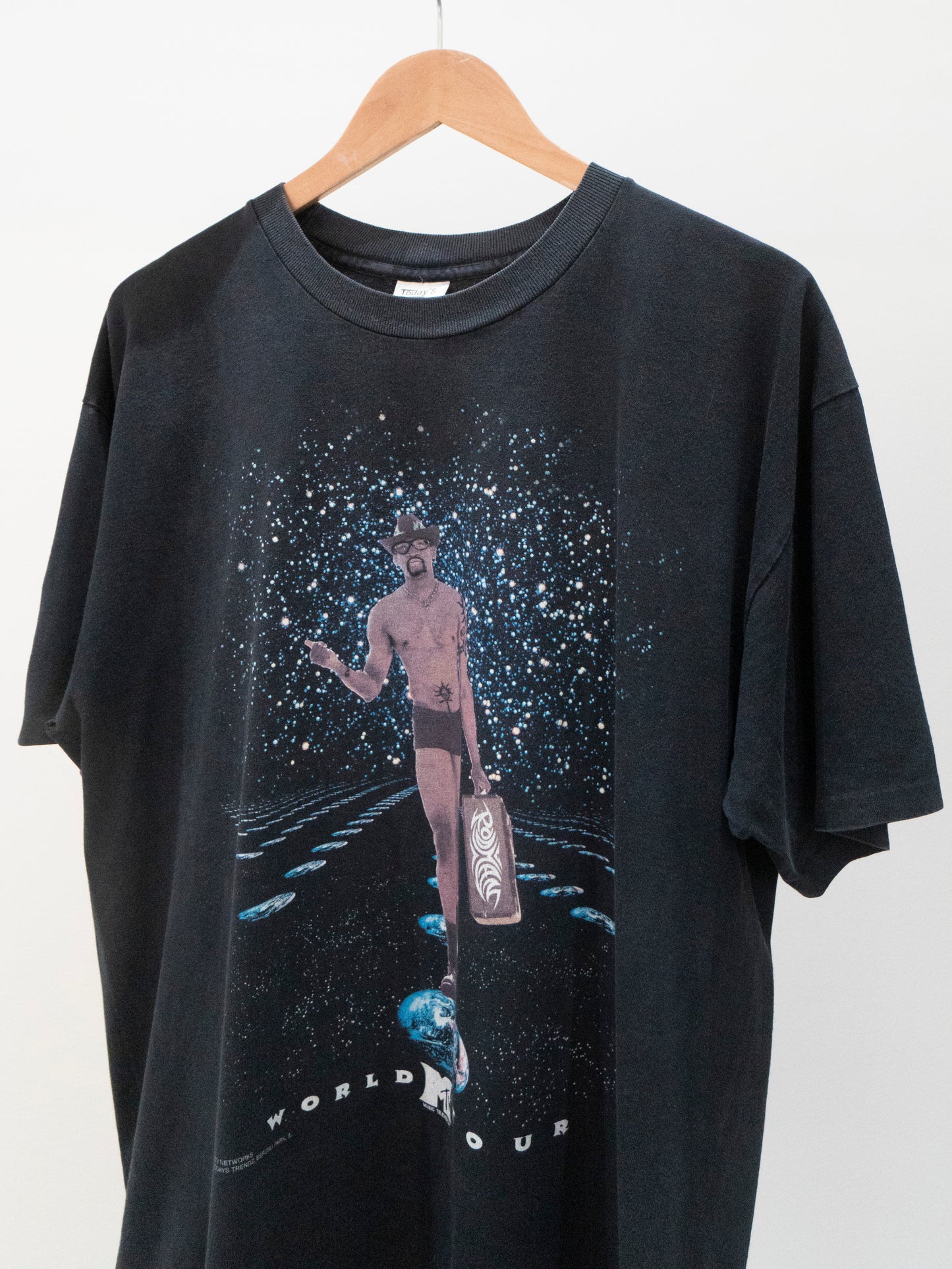 1996 Dennis Rodman MTV World Tour T-Shirt XL