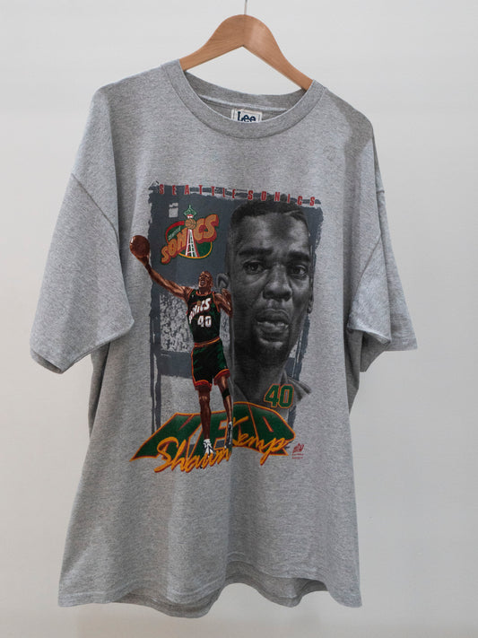 90's Shawn Kemp Seattle Super Sonics T-Shirt 2XL