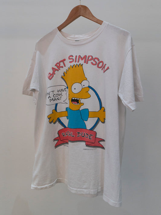 1989 Bart Simpson 'Radical Dude' T-Shirt Large